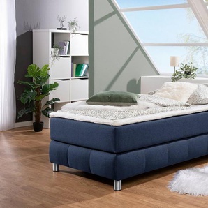 andas Boxspringbett Salo, Ohne Kopfteil, inkl. Topper, auch in Überlänge 220 cm