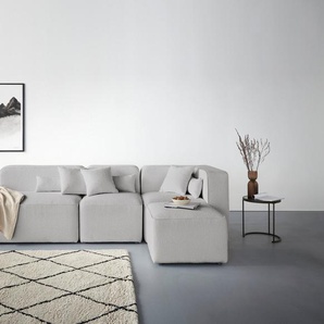 andas Ecksofa Sundstrup L-Form, Modulserie, individuelle Zusammenstellung