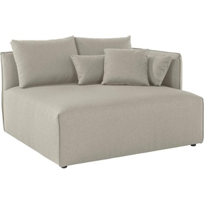 andas mane Nöre, kurzes Lounge-Modul - zum Zusammenstellen, Breite 138 cm, Tiefe 128 cm