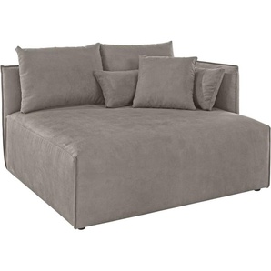 andas mane Nöre, kurzes Lounge-Modul - zum Zusammenstellen, Breite 138 cm, Tiefe 128 cm