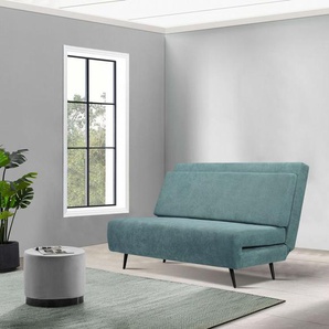 andas Schlafsofa Linnea in Cord und Feinstruktur, Daybed mit aufklappbarer Liegefläche