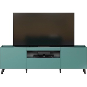 andas TV-Board Mikkeline (1 St), matt, B / H: ca. 181 / 60 cm, TV-Schrank, blau, Türkis