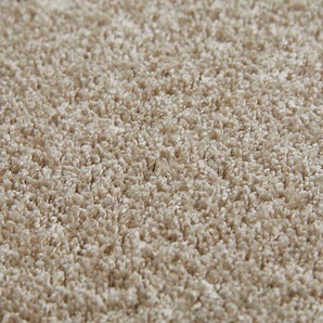 ANDIAMO Teppichboden Velours Portland Teppiche Uni Farben, Breite 400 cm, strapazierfähig, pflegeleicht Gr. B: 400cm, 11mm, L: 350cm, beige