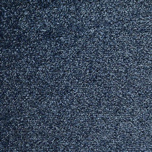 ANDIAMO Teppichboden Velours Verona Teppiche Uni Farben, Breite 400 cm oder 500 cm, strapazierfähig, pflegeleicht Gr. B: 400cm, 6mm, L: 450cm, blau (dunkelblau)