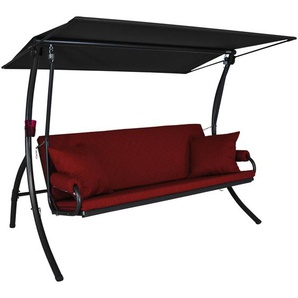 Angerer Freizeitmöbel Hollywoodschaukel Elegance Joy bordeaux 3-Sitzer 210 x 145 x 160 cm