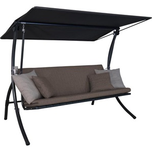 Angerer Freizeitmöbel Hollywoodschaukel Motion Smart oliv 3-Sitzer 210 x 145 x 160 cm