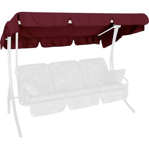 Angerer Freizeitmöbel Sonnendach für 3-Sitzer Hollywoodschaukel Swingtex bordeaux 210 x 145 cm