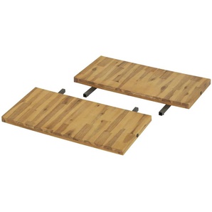 Ansteckplatten 2er-Set - holzfarben - Materialmix - 85 cm | Möbel Kraft