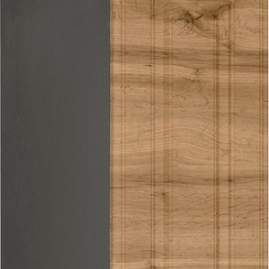 Apothekerschrank KOCHSTATION KS-Stockholm Schränke Gr. B/H/T: 30cm x 200cm x 60cm, grau (wotaneiche/grafit) hochwertige MDF-Fronten, 200 cm hoch, viel Stauraum