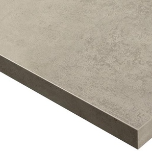 Arbeitsplatte EXPRESS KÜCHEN Trea Tischplatten Gr. B/T/H: 280cm x 60cm x 4cm, grau (betonfarben hell) in verschiedenen Längen, 600 mm tief, 40 stark