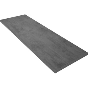 Arbeitsplatte NOBILIA ELEMENTS elements Tischplatten Gr. B/T/H: 180cm x 60cm x 3,8cm, grau (beton schiefergrau nachbildung) in den Breiten 180cm, 210cm und 240cm