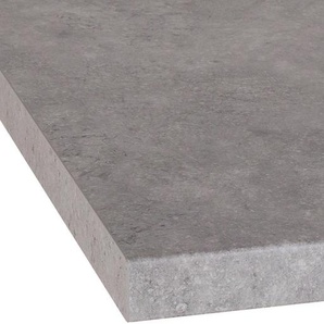 Arbeitsplatte OPTIFIT Luzern Tischplatten Gr. B/T/H: 220cm x 60cm x 3,8cm, grau (specksteingrau) 38 mm stark