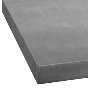 Arbeitsplatte WIHO KÜCHEN Flexi Tischplatten Gr. B/T/H: 220cm x 60cm x 3,8cm, grau (beton grau) 38 mm stark