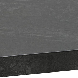 Arbeitsplatte WIHO KÜCHEN Flexi Tischplatten Gr. B/T/H: 220cm x 60cm x 3,8cm, schwarz (granit schwarz) 38 mm stark