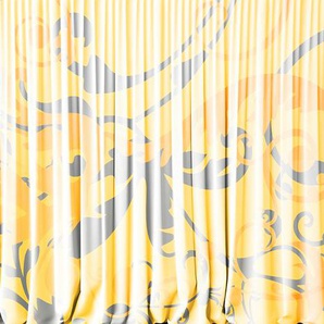 ARCHITECTS PAPER Fototapete Atelier 47 Curtain White 1 Tapeten Vlies, Wand, Schräge, Decke Gr. B/L: 6 m x 2,5 m, bunt (gelb, orange, grau) Fototapeten 3D