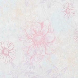 Architects Paper Fototapete Atelier 47 Flower Artwork 2, glatt, floral, (4 St), Vlies, Wand, Schräge, Decke