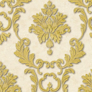 Architects Paper Vliestapete Luxury wallpaper, leicht strukturiert, Barock, gemustert, ornamental, Textil Tapete Barock Metallic Effekt Tapeten Wohnzimmer Schlafzimmer