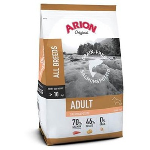 ARION - Dog Food - Grain-free - Salmon  Potato - 12 Kg