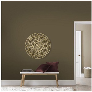 Art for the home Wandbild Mandala Rund, (1 St), Luxus Metal Art Wanddeko