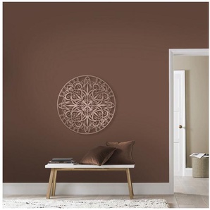 Art for the home Wandbild Mandala Rund, (1 St), Luxus Metal Art Wanddeko