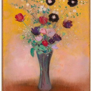 Artland Alu-Dibond-Druck Vase mit Blumen. 1916, Blumenbilder (1 St), für Innen- und Außenbereich geeignet, Outdoorbild