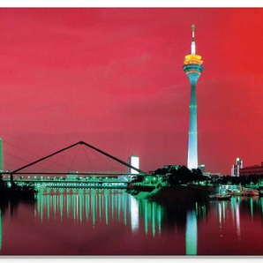 Artland Glasbild Düsseldorf Skyline V, Deutschland (1 St), in verschiedenen Größen