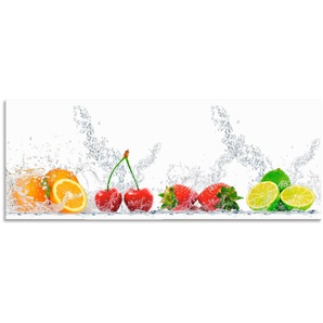 Artland Küchenrückwand Fruchtig erfrischend gesund Fruchtmix, (1-tlg), Alu Spritzschutz mit Klebeband, einfache Montage