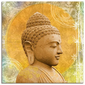 Artland Wandbild Buddha II, Spa (1 St), als Alubild, Outdoorbild, Leinwandbild, Wandaufkleber, versch. Größen