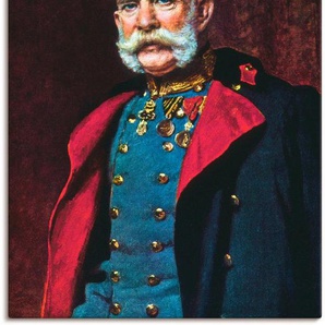 Artland Wandbild Kaiser Franz Joseph I., 1902, Menschen (1 St), als Leinwandbild, Poster in verschied. Größen