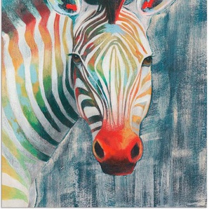 Artland Wandbild Prisma Zebra I, Wildtiere (1 St), als Alubild, Outdoorbild, Leinwandbild, Wandaufkleber, versch. Größen