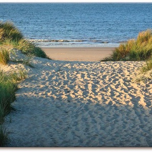 Artland Wandbild Strandaufgang, Strand (1 St), als Alubild, Outdoorbild, Leinwandbild, Poster, Wandaufkleber