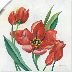 Artland Wandbild Tulpen I, Blumenbilder (1 St), als Leinwandbild, Poster in verschied. Größen