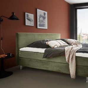 ATLANTIC home collection Boxbett Edison, inkl. Bonnellfederkern-Matratze und Topper