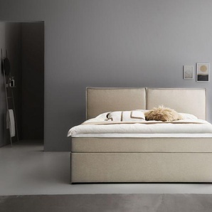 ATLANTIC home collection Boxbett NIKITA, bodentiefes Bett, wahlweise mit Matratze und Topper