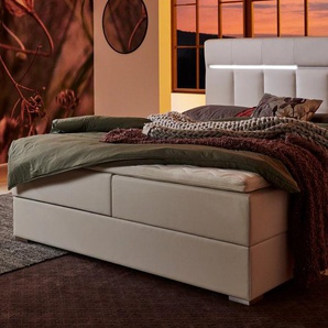 ATLANTIC home collection Boxbett Tessa, mit LED-Beleuchtung und Bettkasten