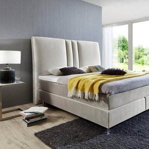 ATLANTIC home collection Boxspringbett Rita, mit Topper und hohen Kopfteil