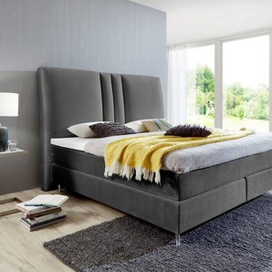 ATLANTIC home collection Boxspringbett Rita, mit Topper und hohen Kopfteil