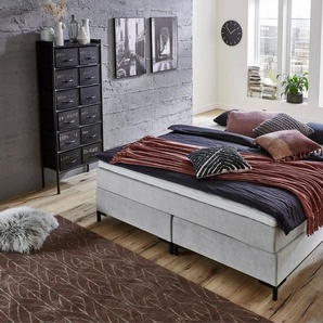 ATLANTIC home collection Boxspringbett Romy, ohne Kopfteil, frei im Raum stellbar