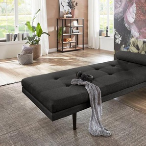 ATLANTIC home collection Chaiselongue Bergen, Tagesliege im Japanischen Stil, inklusive arretierbarer Nackenrolle