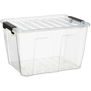 Aufbewahrungsbox Home | transparent/klar | Kunststoff | 22,5 cm | 15,8 cm | 34,5 cm |