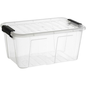 Aufbewahrungsbox Home | transparent/klar | Kunststoff | 22,5 cm | 15,8 cm | 34,5 cm |