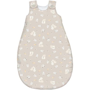 Avelia Babyschlafsackset Igelchen, Weiß, Taupe, Textil, Tier, Füllung: Vlies,Vlies, Gr. 56/62, Oeko-Tex® Standard 100, Made in Europe, Schlafen, Babybettausstattung, Babyschlafsack