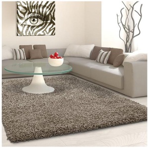 Ayyildiz Teppiche Hochflor-Teppich Life Shaggy 1500, rechteckig, Höhe: 30 mm, Langflor, uni, große Farbauswahl, robust, auch als Läufer und in rund