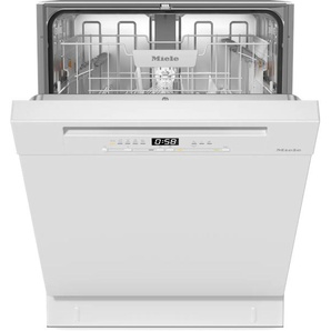 B (A bis G) MIELE Unterbaugeschirrspüler G 5410 U Active Plus Geschirrspüler silberfarben (weiß)