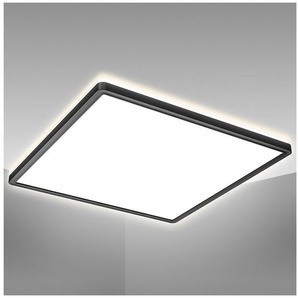 B.K.Licht LED Deckenleuchte BK_DP1332 LED Panel Deckenlampe, Ultra Flach, Indirektes Licht, LED fest integriert, Neutralweiß, 22W, 4.000K neutralweiße Lichtfarbe, 3.000Lm, 42x42x2,9cm