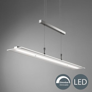 B.K.Licht LED Pendelleuchte, LED fest integriert, Warmweiß, Hängeleuchte, LED, dimmbar, inkl. 20W 1600lm 3000K, höhenverstellbar