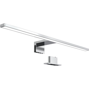 B.K.Licht Spiegelleuchte BK_SP1113 LED Spiegellampe, 60cm, Neutralweißes Licht, IP44, Chrom, LED fest integriert, Neutralweiß, 8W, 4.000 Kelvin, 780 Lumen, Badleuchte, Spritzwasserschutz