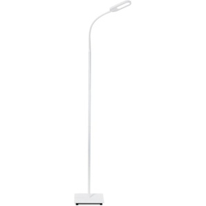 B.K.Licht Stehlampe BK_ST1228 LED Stehleuchte, CCT, Weiß, Dimmbar, mit Touchfunktion, CCT - über Fernbedienung, LED fest integriert, warmweiß - kaltweiß, Leselampe, 8W, 600Lm, Warmweiß - Kaltweiß, Memoryfunktion