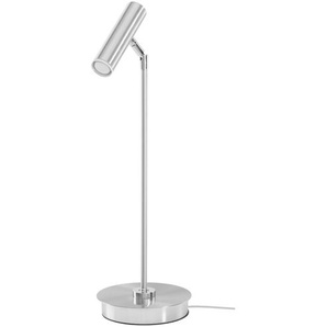 HELL-höllisch gutes Licht LED-Tischleuchte, 1-flammig, Nickel-matt - silber - Materialmix - 50 cm - [16.0] | Möbel Kraft