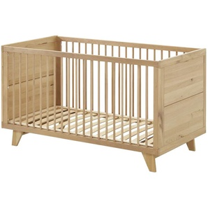 Babybett - holzfarben - Materialmix - 76 cm - 80 cm | Möbel Kraft